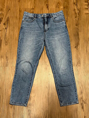ONLY ONLCARA PINE HIGH RISE STRAIGHT DENIM Straight Leg Blue Size M (32)